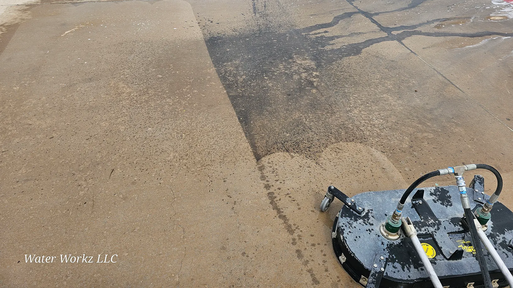 Gum and Oil Stain Removal - Water Workz LLC