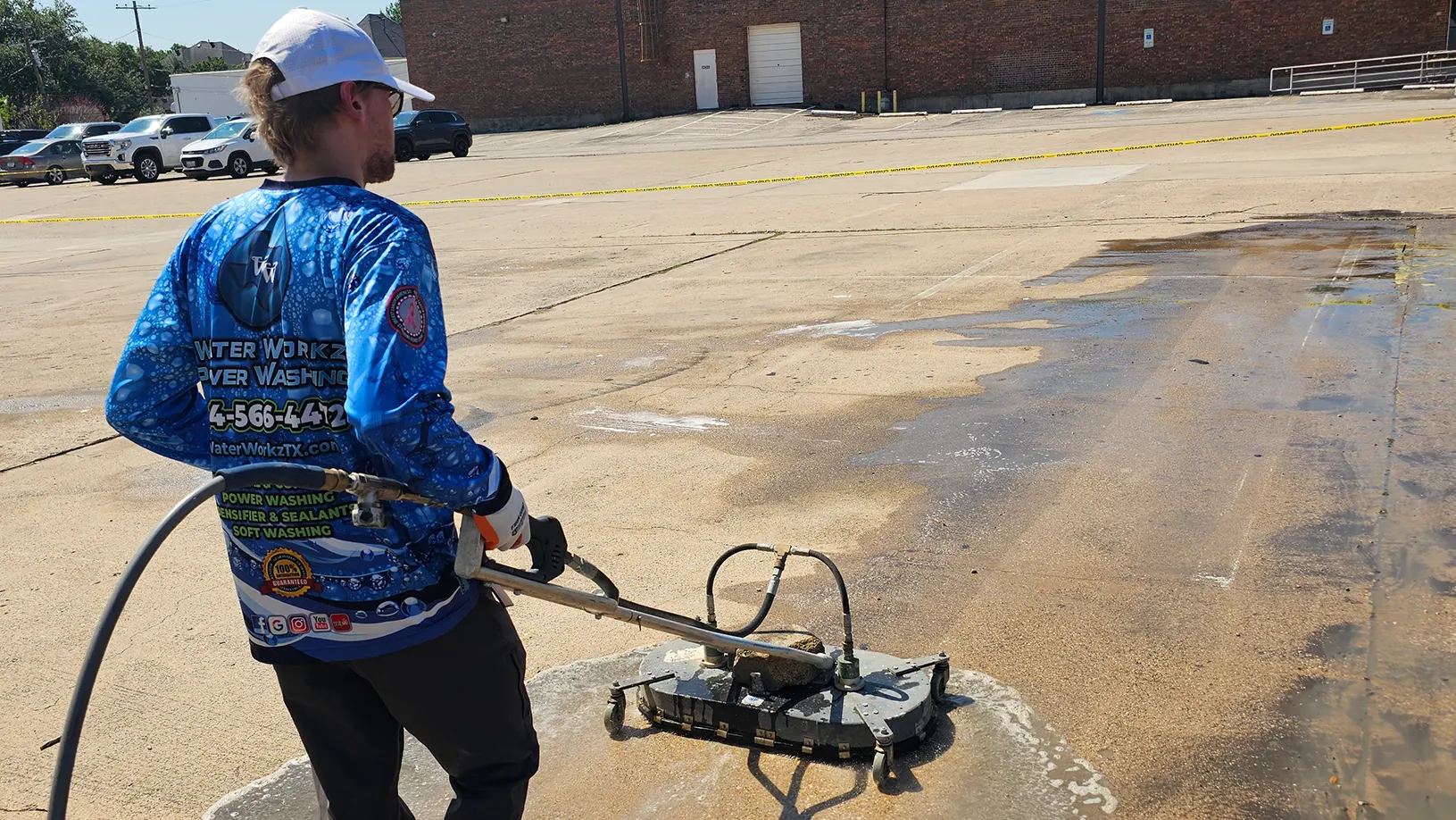 Parking Lot Cleaning - Water Workz LLC