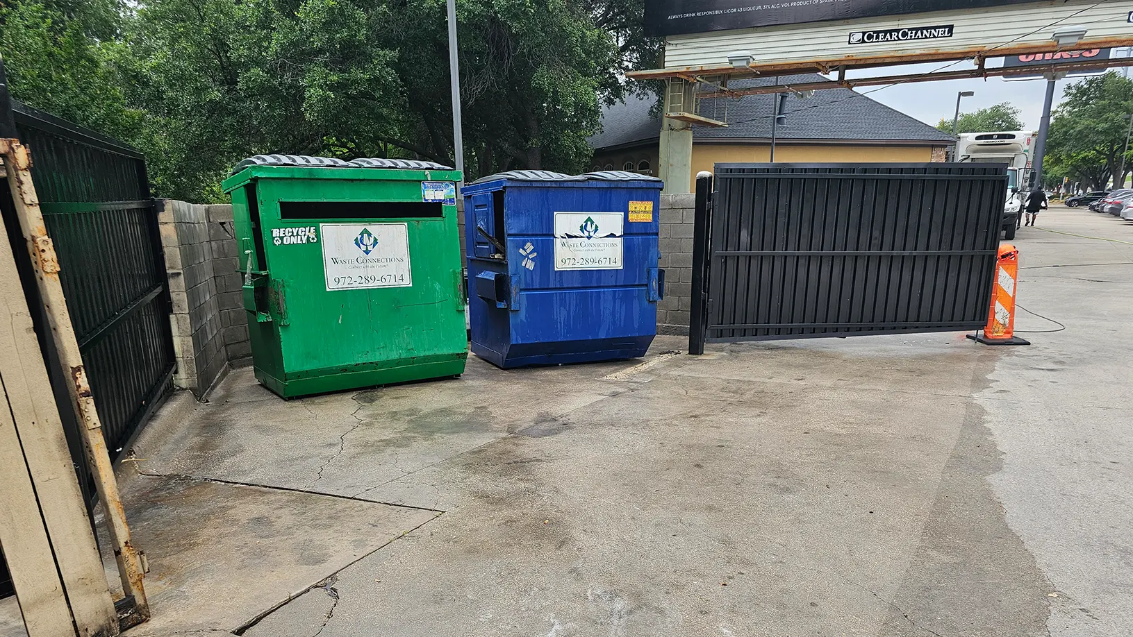 dumpster pad cleaning services and commercial cleaning services